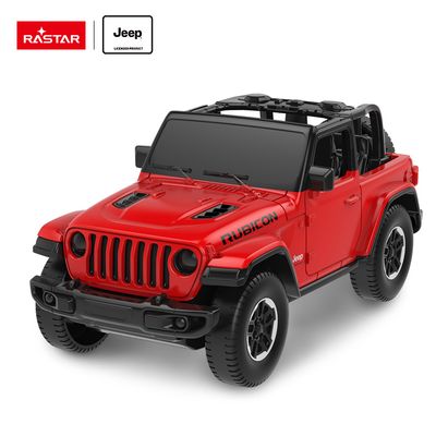 RASTAR 1:43 JEEP WRANGLER RUBICON RED
