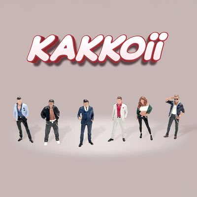 1:64 Figure Set: Kakkoii (Set of 6 figures), 2025 (1:64) - American Diorama