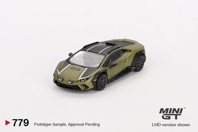 1:64 Lamborghini Huracan Sterrato Verde Gea Matt (Mat Green) 2024 (LHD) - MINI GT