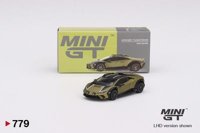 1:64 Lamborghini Huracan Sterrato Verde Gea Matt (Mat Green) 2024 (LHD) - MINI GT