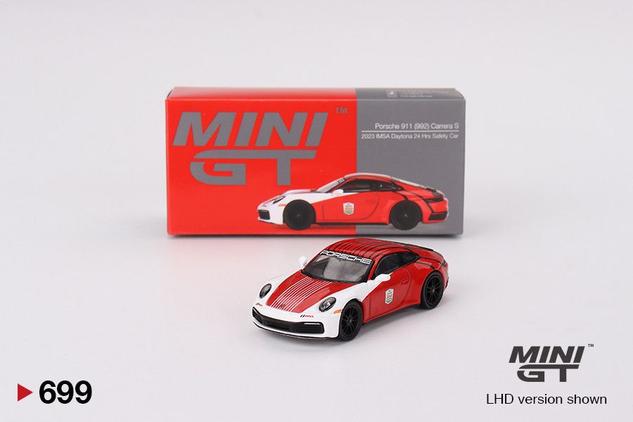 1:64 Porsche 911 (992) Carrera S Safety Car IMSA Daytona 24HR 2023 (LHD) - MINI GT