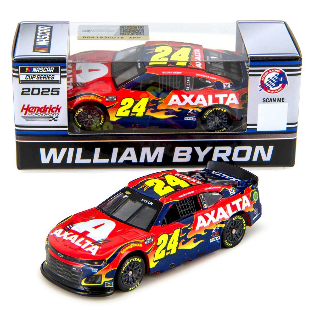 1:64 Chevrolet #24 William Byron, Axalta, Various, 2024 - Action Racing Collectibles