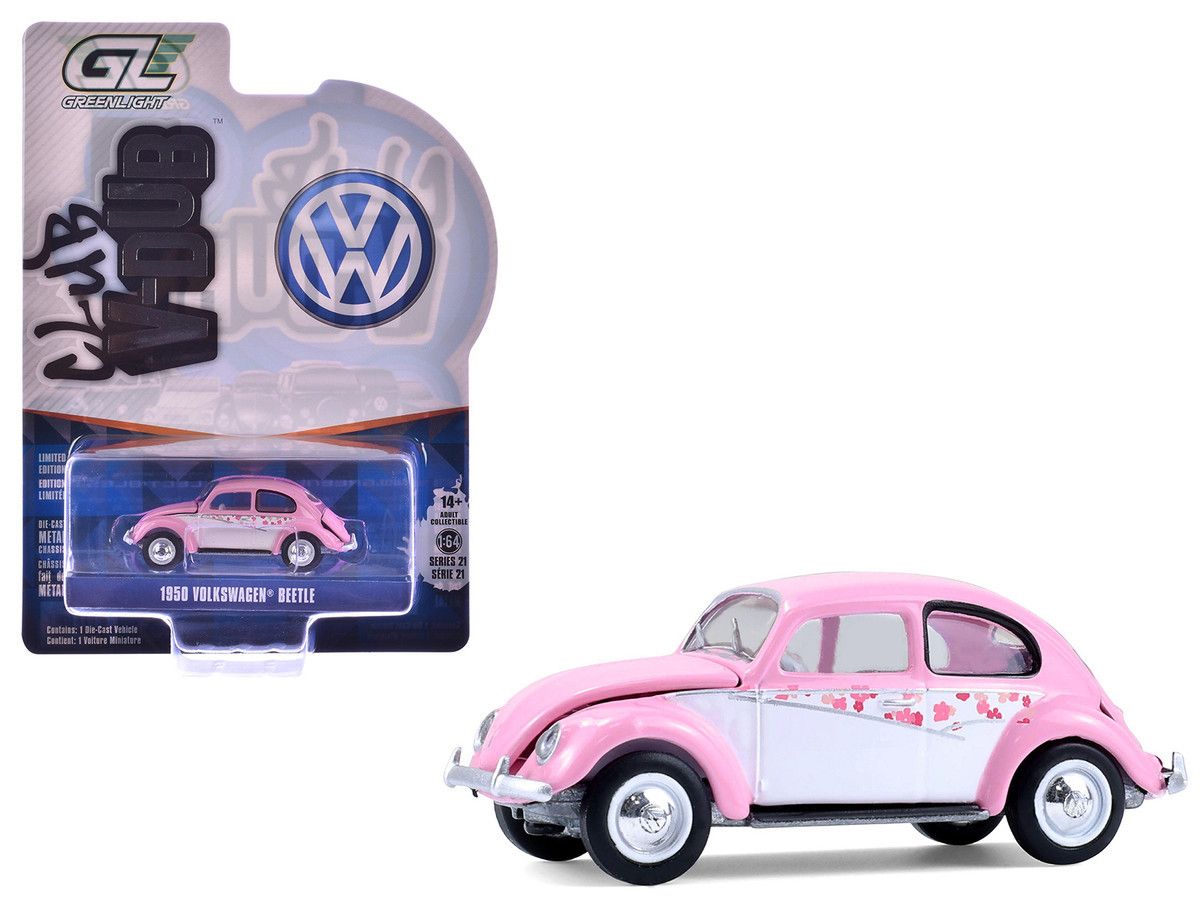 1:64 1950 Volkswagen Beetle - Botanical Beetle - Club V-Dub Series 2 - GreenLight