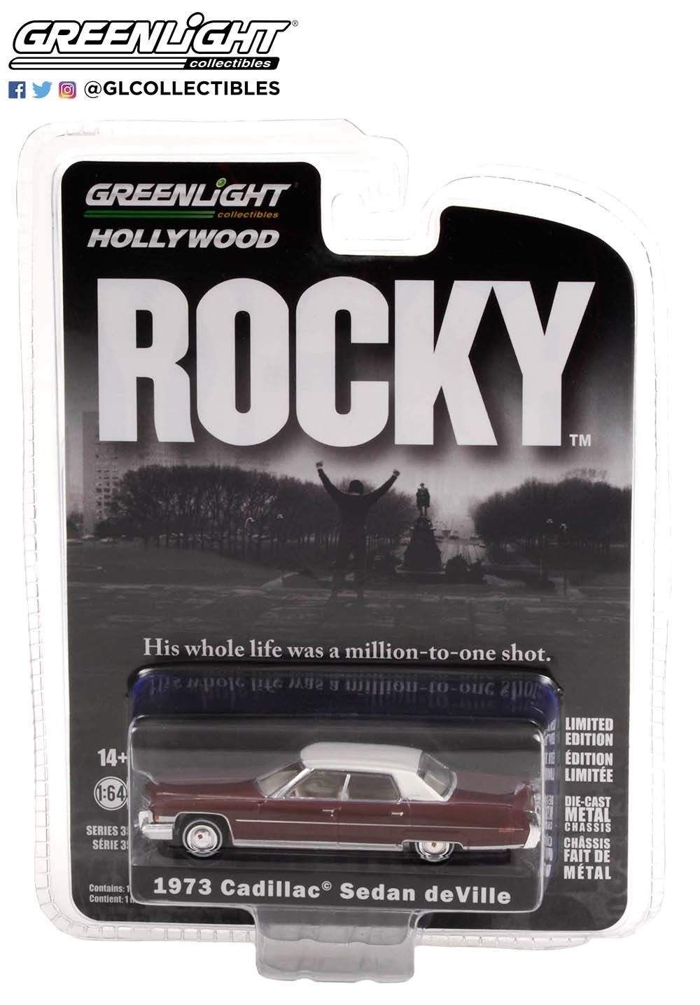 1:64 Hollywood Series 35 - Rocky (1976) - 1973 Cadillac Sedan deVille Solid Pack