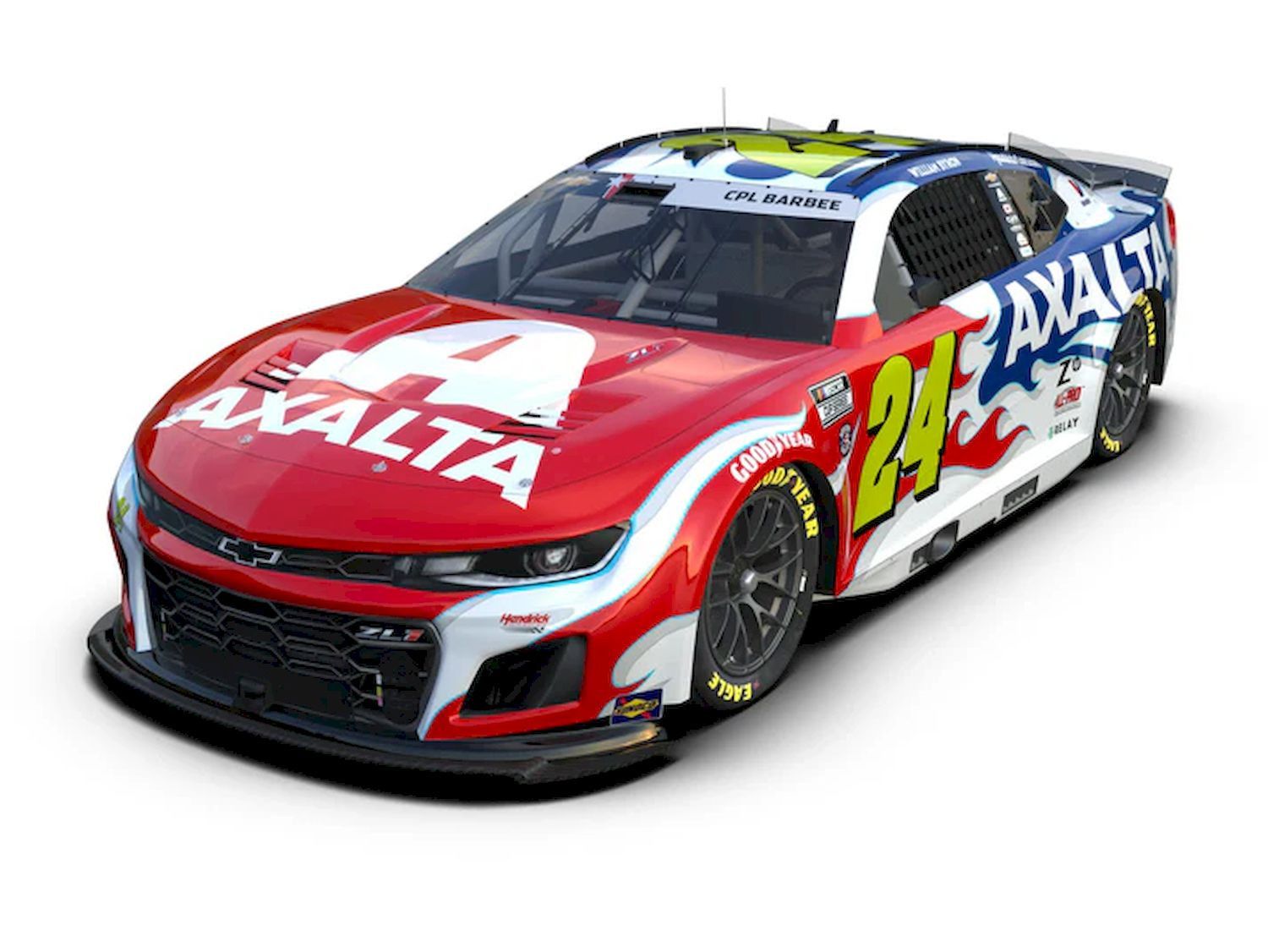 1:64 Chevrolet #24 William Byron Axalta Patriotic, Red/White/Blue, 2025 - Action Racing