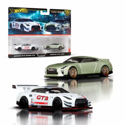 1:64 Nissan GT-R Nismo GT3 and Nissan GT-R (R35) 2017, Premium 2-pack - Hot Wheels