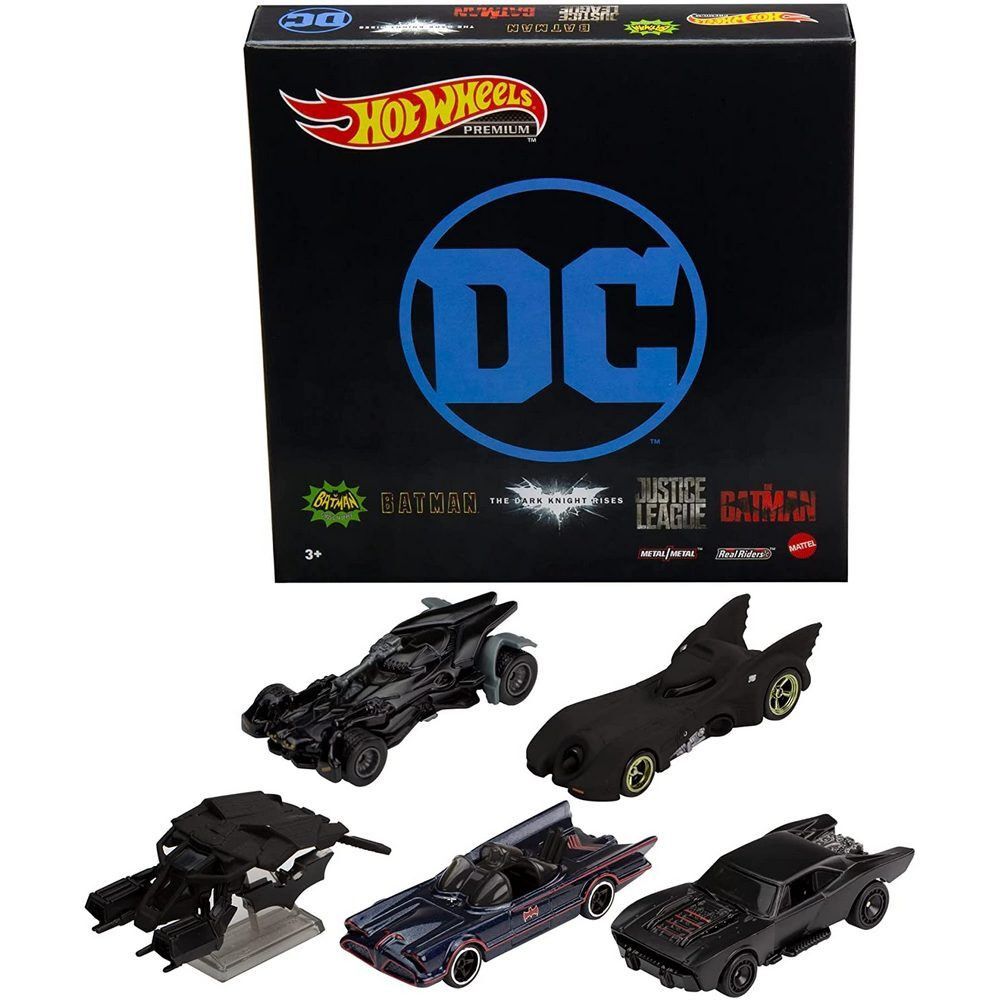 1:64 5-Car Set Batman Batmobile - Hot Wheels