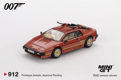 1:64 Lotus Esprit Turbo Copper Fire Metallic James Bodnd 007 Series "For Your Eyes Only" 1981, English (Blister Packaging) - MINI GT