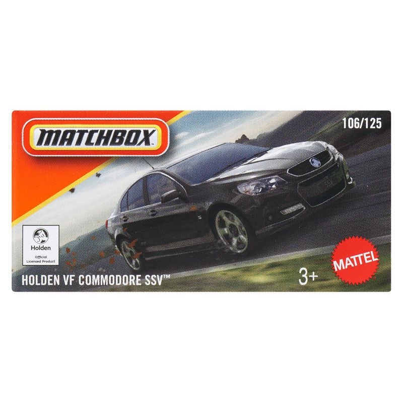 1:64 Holden VF Commodore SSV, Black Metalic - Matchbox