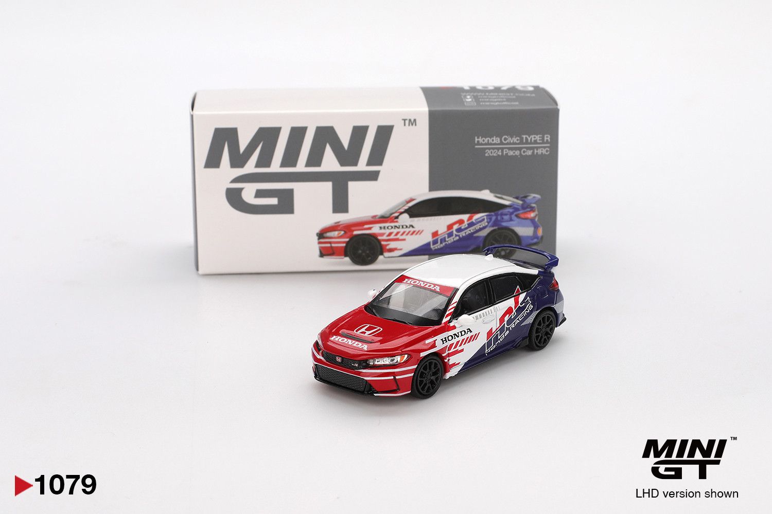 1:64 Honda Civic TYPE R 2024 Pace Car HRC (LHD) - MINI GT