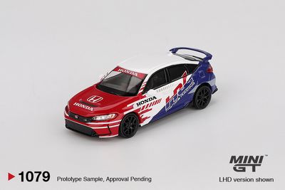 1:64 Honda Civic TYPE R 2024 Pace Car HRC (LHD) - MINI GT