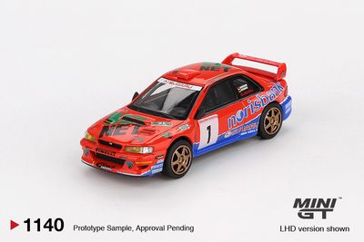 1:64 Subaru Impreza WRC97 #1 DRM Champion 1999 (LHD) - MINI GT