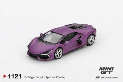 1:64 Lamborghini Revuelto Viola 30th Matte 2024 (LHD) - MINI GT
