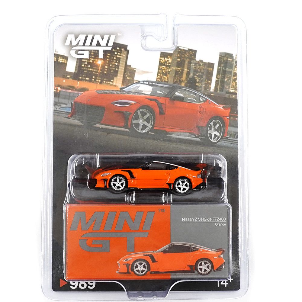1:64 Nissan Z VeilSide FFZ400 Orange 2024 (Blister packaging) - MINI GT