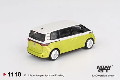 1:64 Volkswagen ID.Buzz Candy, White/Pomelo Yellow, 2023 (LHD) - MINI GT