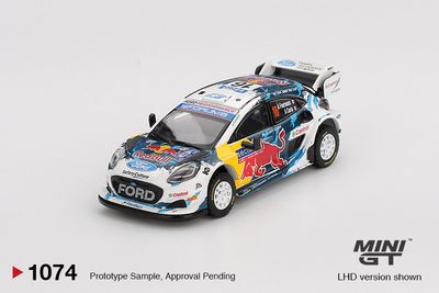 1:64 Ford Puma Rally1 #16 M-Sport Ford WRT 2024 Rally Finland 3rd Place (LHD) - MINI GT