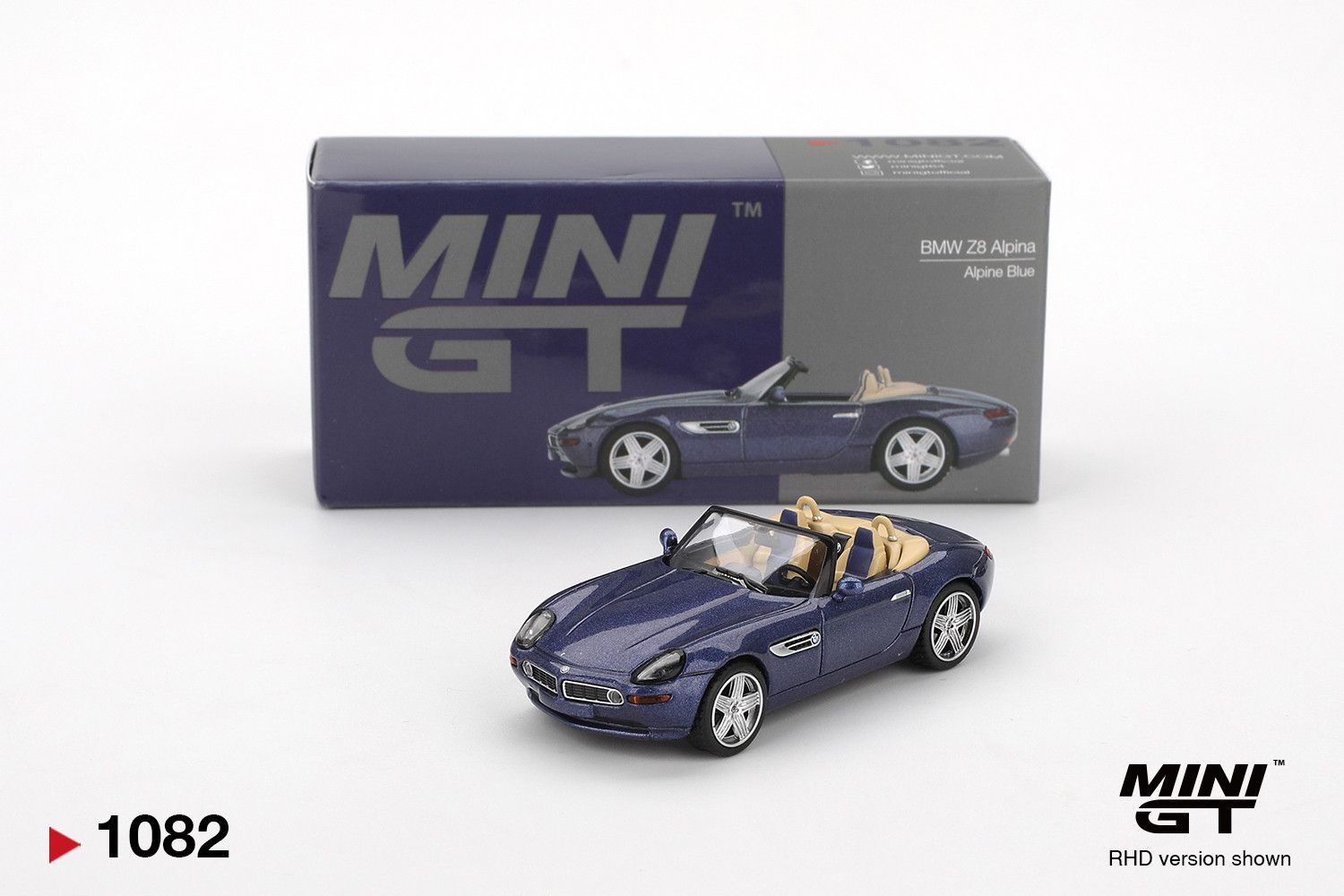 1:64 BMW Z8 Alpina Alpine Blue, 2023 (LHD) - MINI GT