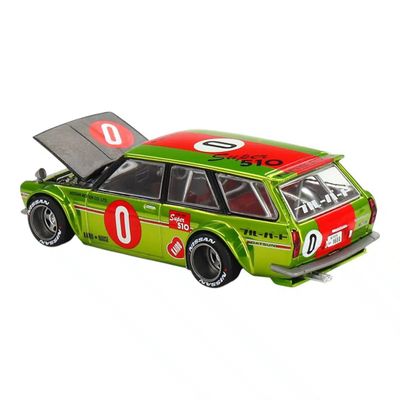 1:64 Datsun Kaido 510 Wagon Og Flo, Yellow, 1969 - MINI GT
