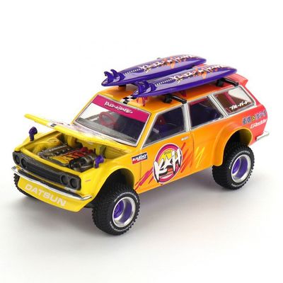 1:64 Datsun 510 Wagon 4x4 KAIDO ISLANDS V1, 1969 - MINI GT
