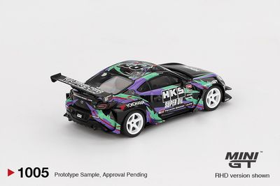 1:64 Toyota GR86 HKS TYPE R Tokyo Auto Salon, 2022 (RHD) - MINI GT