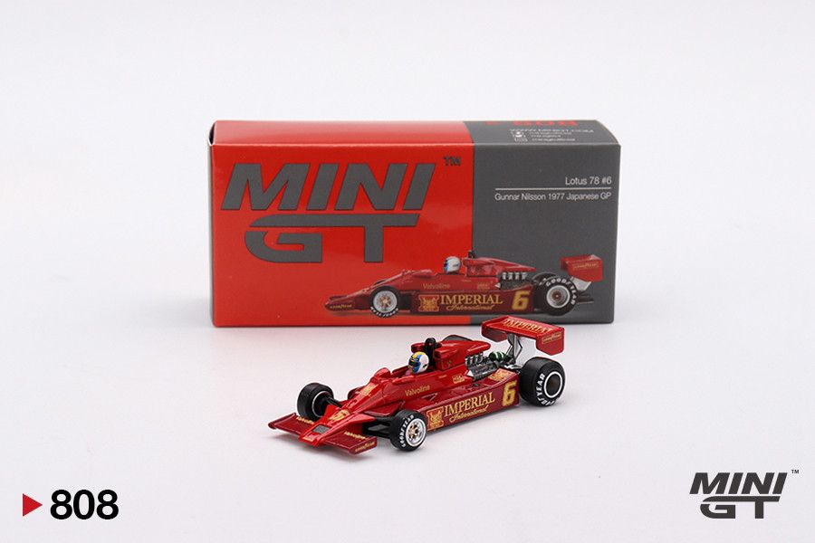 1:64 Lotus 78 #6 Gunnar Nilsson Japanese GP 1977 (LHD) - MINI GT
