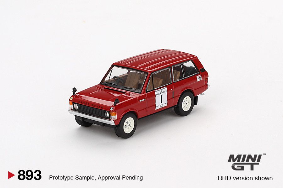 1:64 Land Rover Range Rover #1 Winner International Hill Rally 1971 (RHD) - MINI GT
