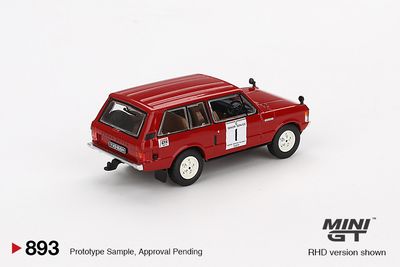 1:64 Land Rover Range Rover #1 Winner International Hill Rally 1971 (RHD) - MINI GT