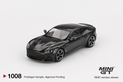 1:64 Aston Martin DBS James Bond 007 Edition, Black, 2024 (LHD) - MINI GT
