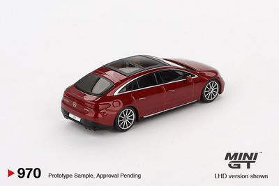 1:64 Mercedes-Benz EQS 580 4MATIC Red Metallic 2024 - MINI GT