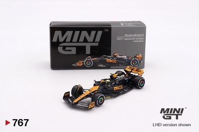 1:64 McLaren MCL60 #4 Lando Norris 2023 F1 2023 Japanese GP 2nd Place (LHD) - MINI GT