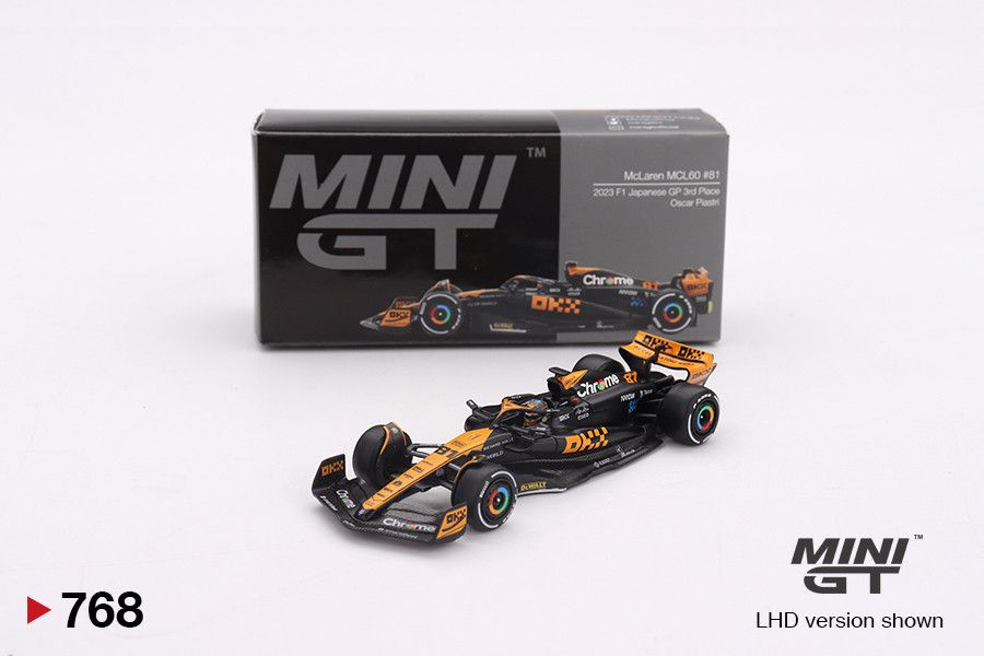 1:64 McLaren MCL60 #81 Oscar Piastri 2023 F1 2023 Japanese GP 3rd Place (LHD) - MINI GT