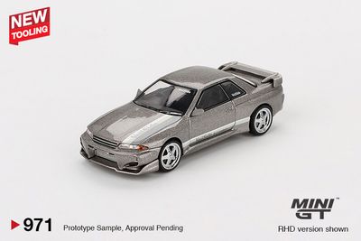 1:64 Nissan Skyline GT-R (R32) Veilside Combat C-I Veilside Combat Grey 2011 (RHD) - MINI GT