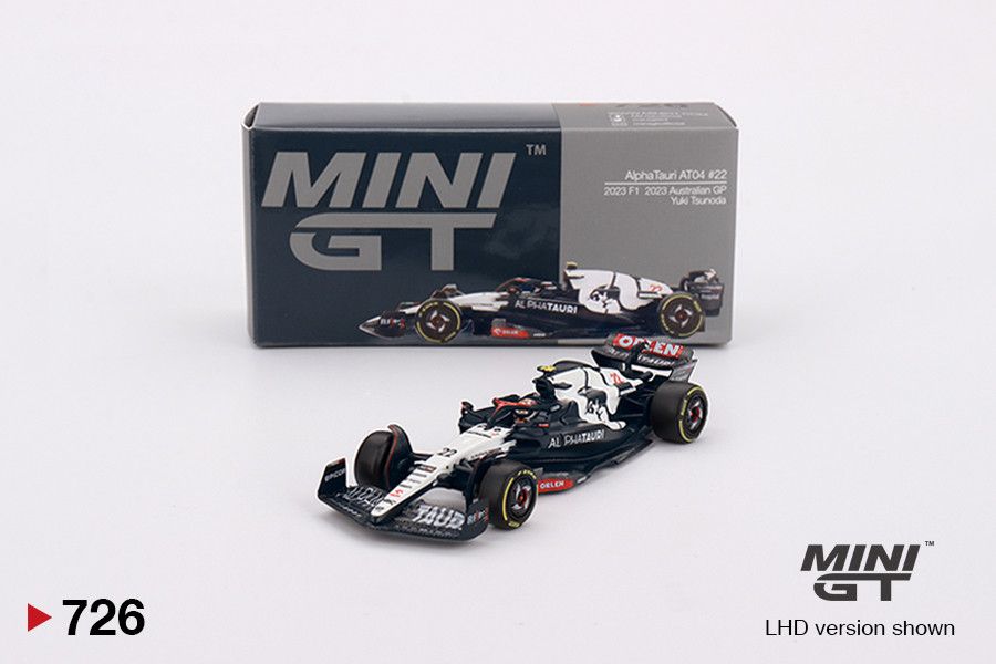 1:64 AlphaTauri AT04 #22 Yuki Tsunoda 2023 F1 2023 Australian GP (LHD) - MINI GT