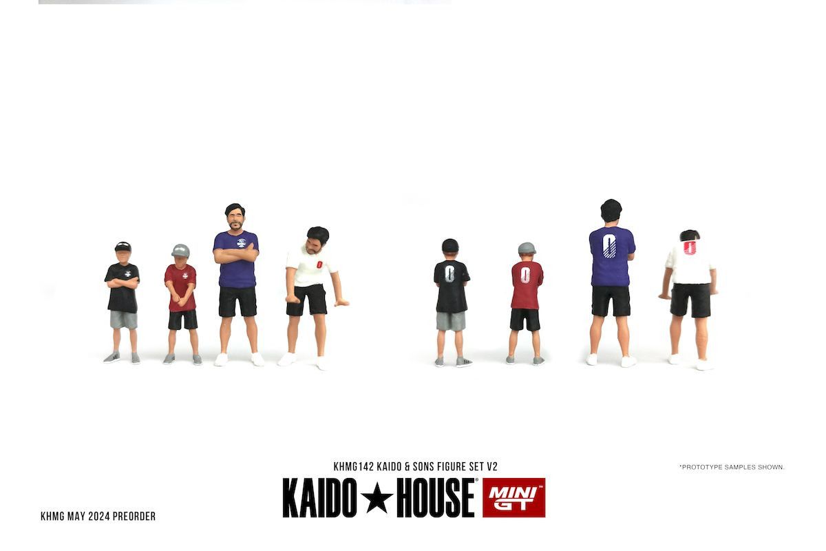 1:64 Figure Set: Kaido and Sons V2 – MINI GT