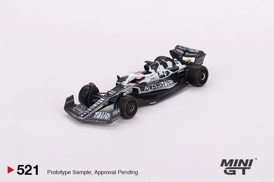 1:64 AlphaTauri AT03 #22 Yuki Tsunoda 2022 Abu Dhabi Grand Prix - MINI GT