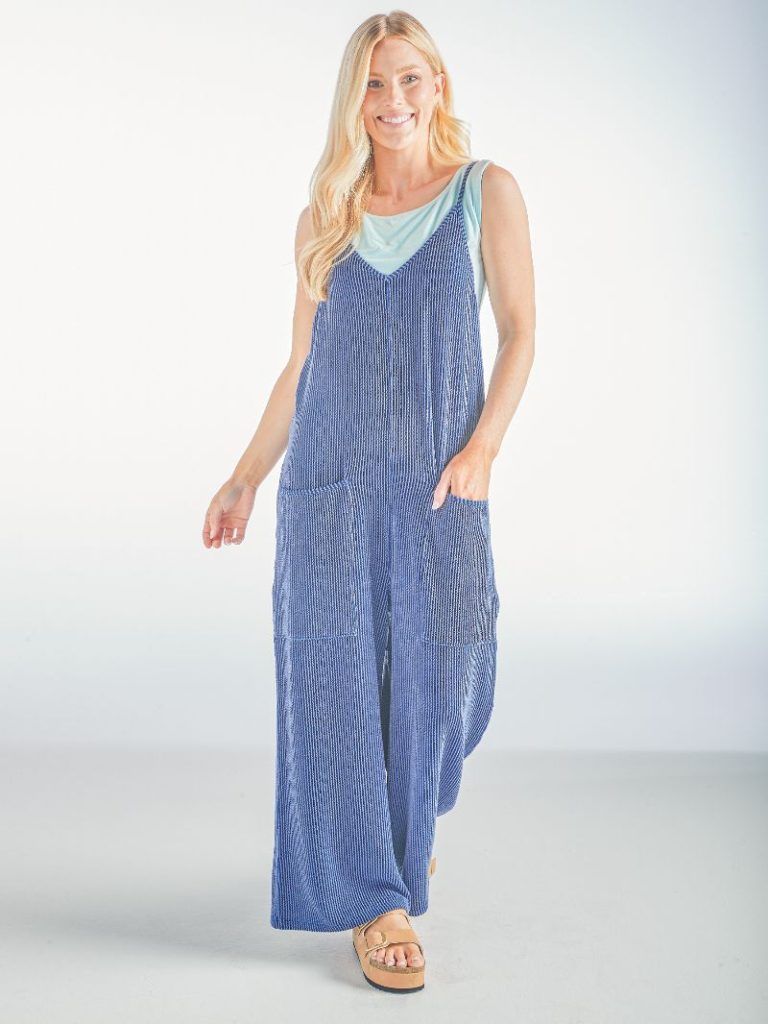 Navy Weekender Jumpsuit
