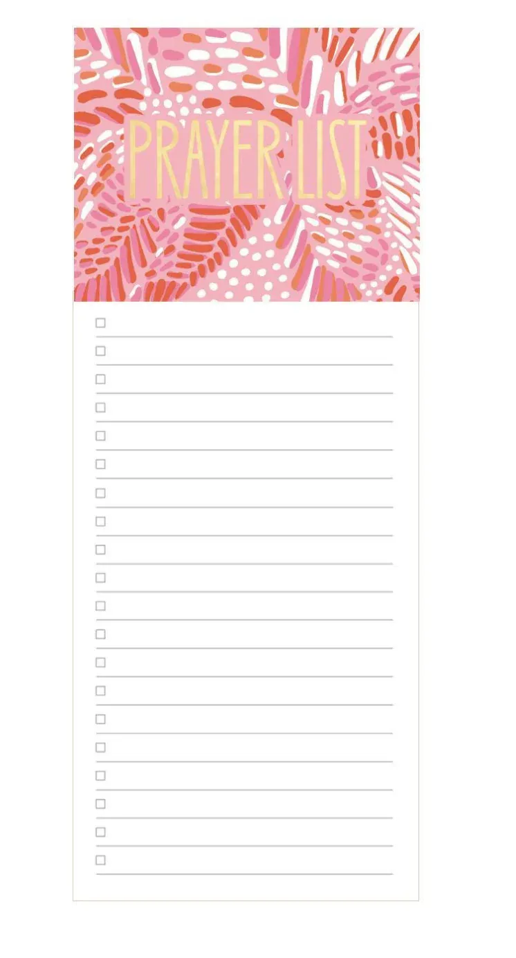 Prayer List Magnetic Notepad