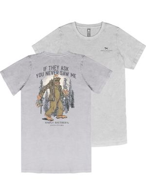 Never Saw Me Sasquatch Tee
