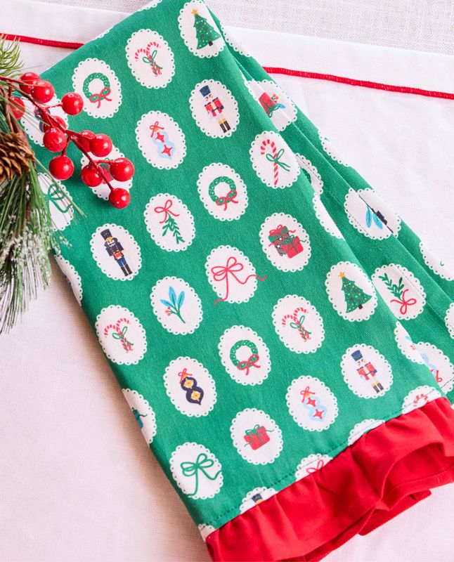 Good Tidings Tea Towel