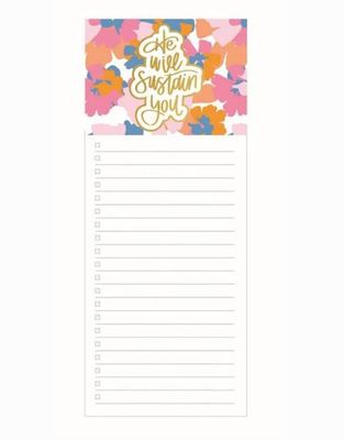 He Will Sustain You Magnetic Notepad