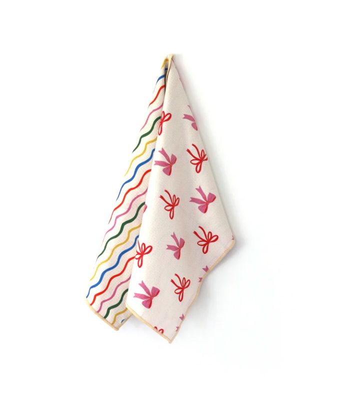 Ribbon Bloom Hand Towel