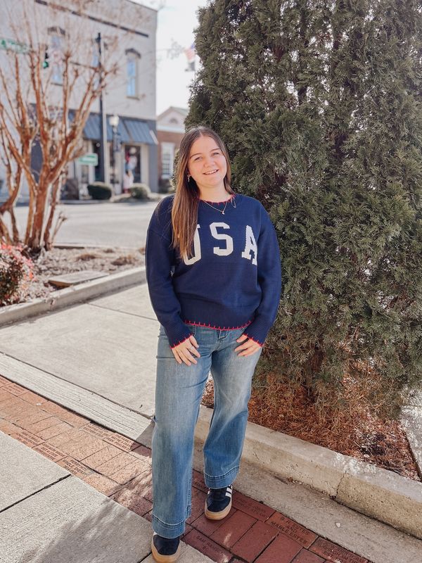 USA Knit Sweater