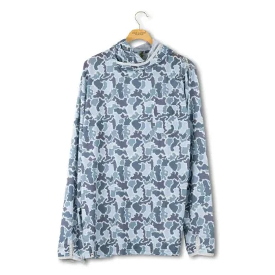 Blue Camo Pullover