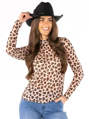 Leopard Layering Top