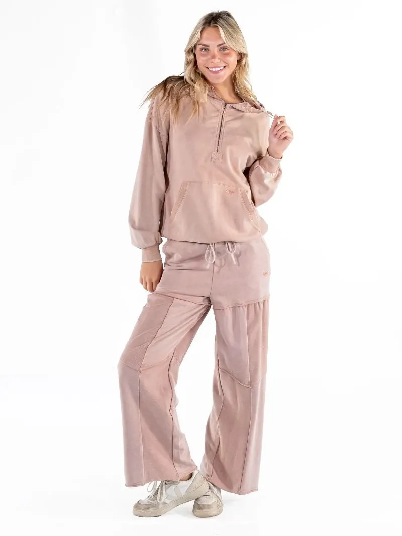 Rust Wide Leg Pants