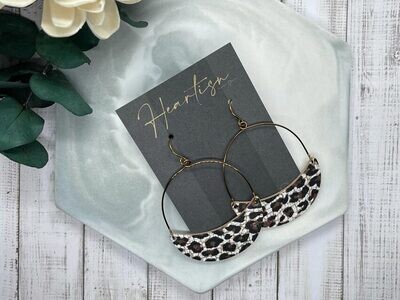 Leopard - Crescent Hoops