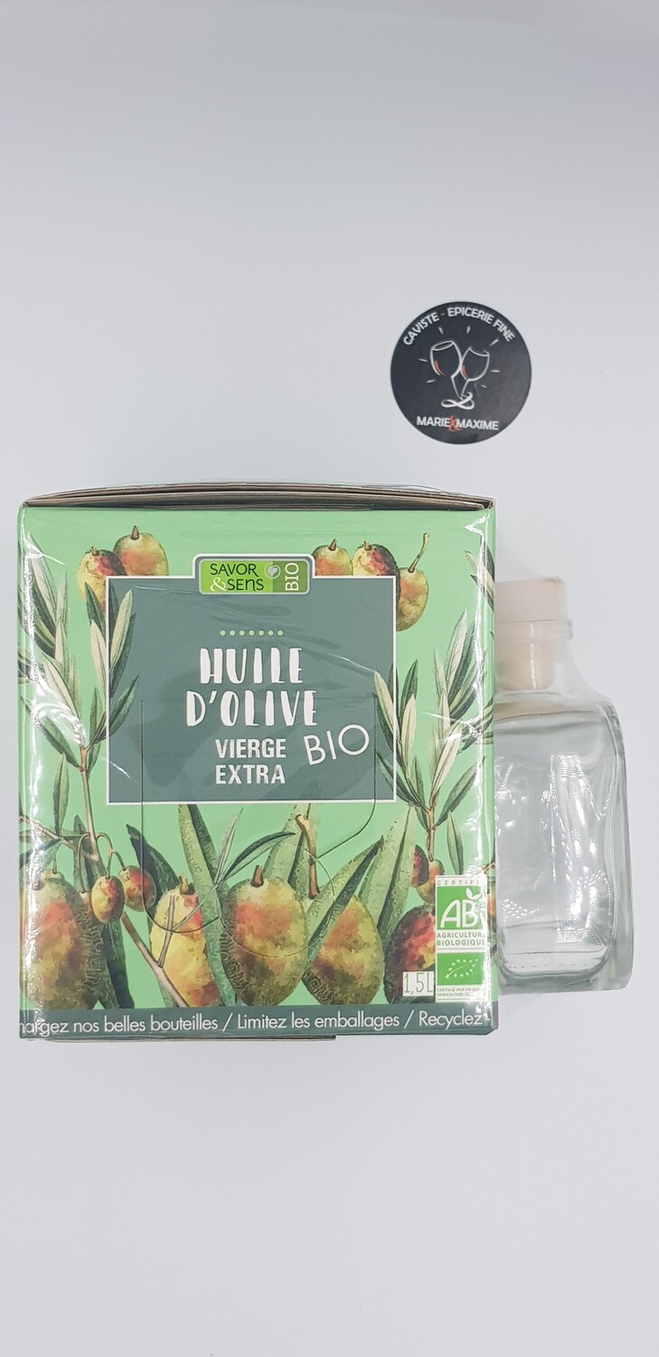 Huile d'olive vierge extra bio 1,5L