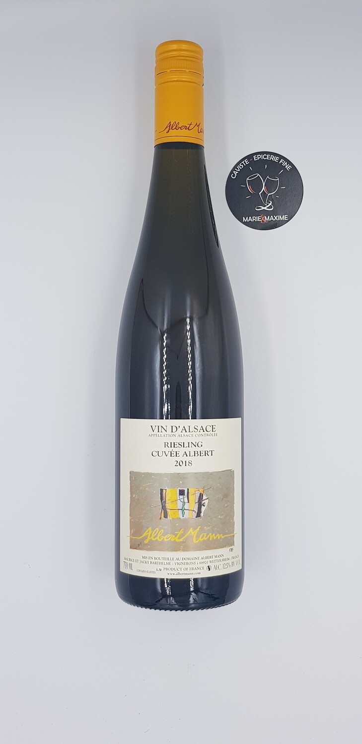 Domaine Albert Mann Riesling cuvee Albert 2018