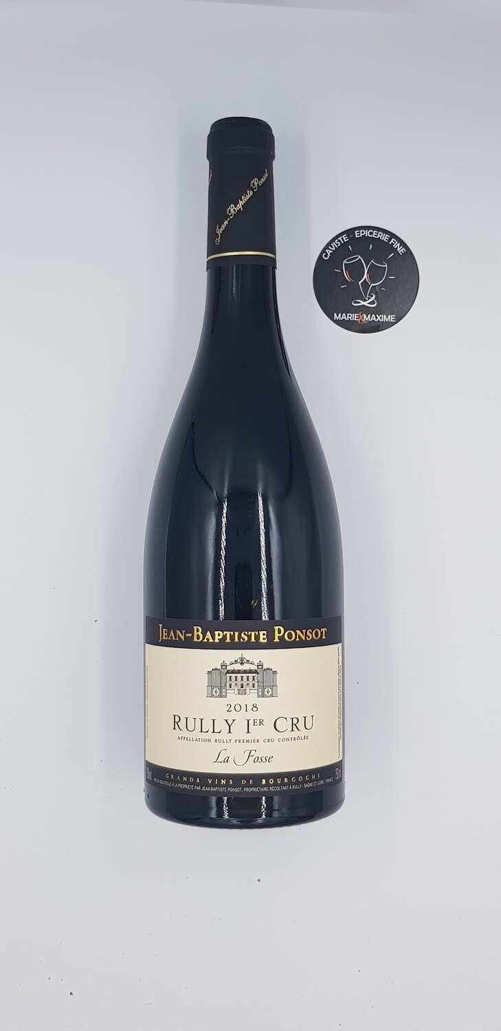 Domaine Jean Baptiste Ponsot Rully 1er cru la fosse rouge 2020