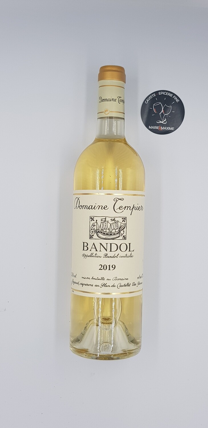 Domaine Tempier bandol blanc 2019